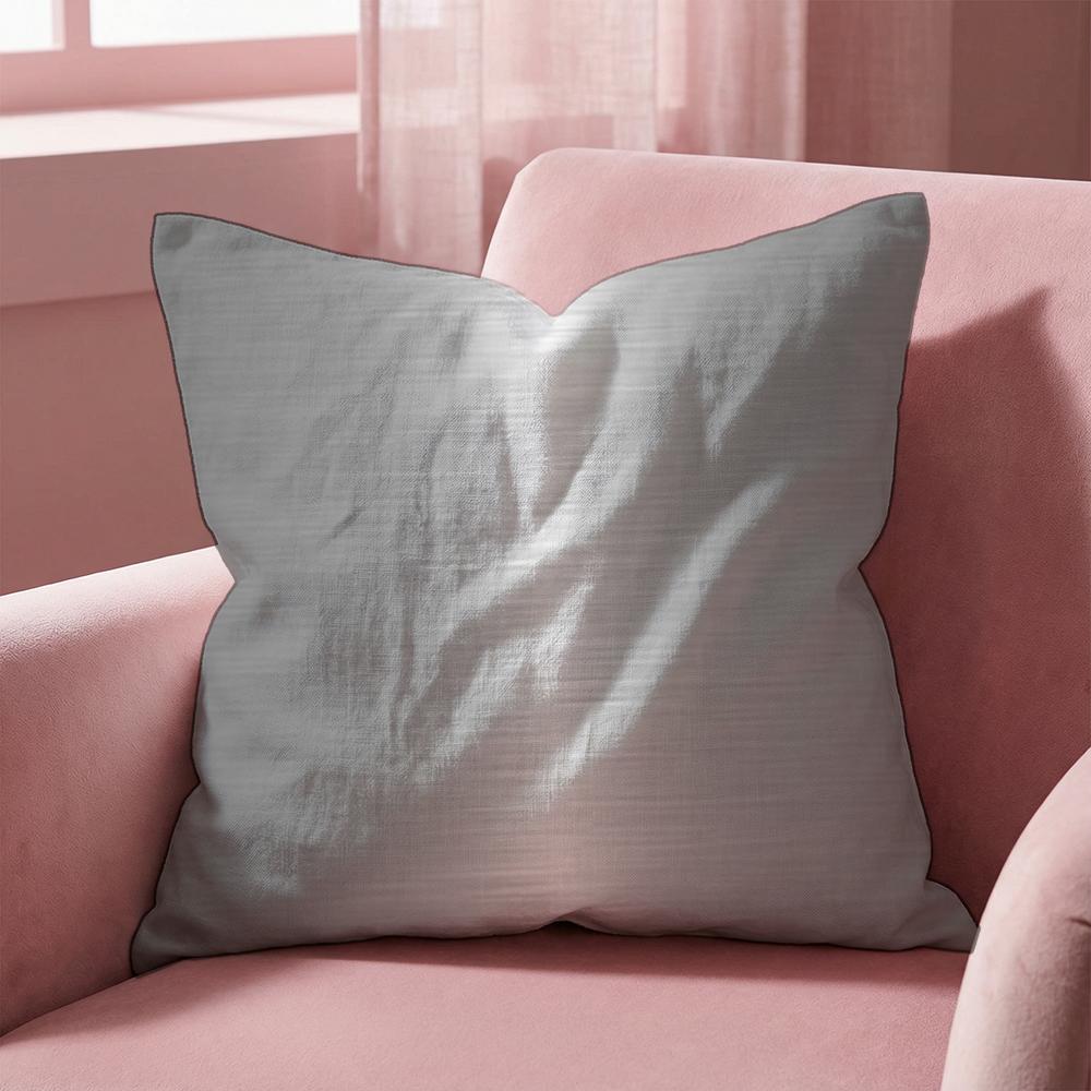 Brushed Texture Cushion Cover MultiScene Pillow Cover for Home  Car  Reversible Soft  Durable for Daily Use
