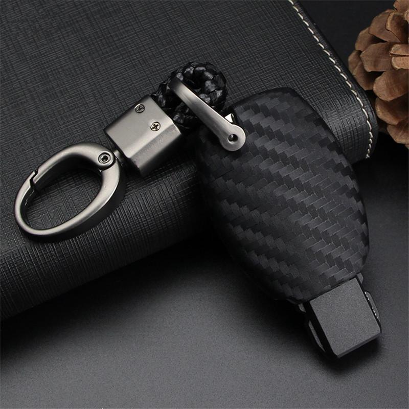 Carbon Fiber Pattern Soft Silicone Key Case Cover for Mercedes for Benz B200 C180 E260L S320 GLK300 CLA CLS S400 Car Styling
