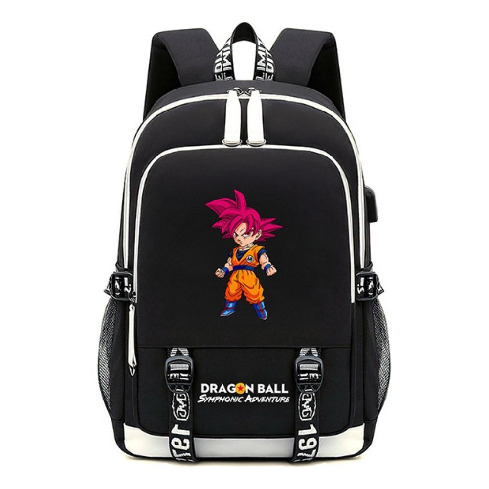 Dragon Ball Sun Wukong School Bag Animation Peripheral Male and Female Students Leisure Backpack Charging Computer Backpack