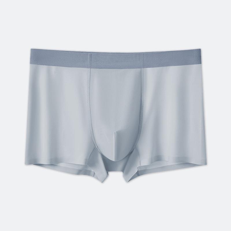 

Ультратонкое мужское антибактериальное быстросохнущее дышащее нижнее белье из ледяного шелка - бесшовное и прохладное для лета 2XL (130-150 lbs)