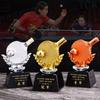Customized Table Tennis and Volleyball Balls, Crystal Trophy, Gold Silver Copper, Creative Sports Home Decor Award Souvenir, 1Pc
