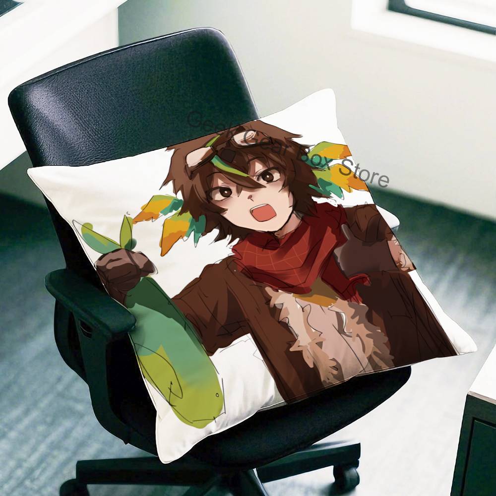 P-Parrotx2 Anime Celebrity Merchandise All-Match Printed Pillow Case Sofa Car Office Room Decoration Protector