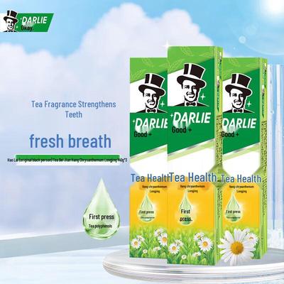 Darlie Tea Tree & Chrysanthemum Longjing Fluoride Toothpaste 3x140g