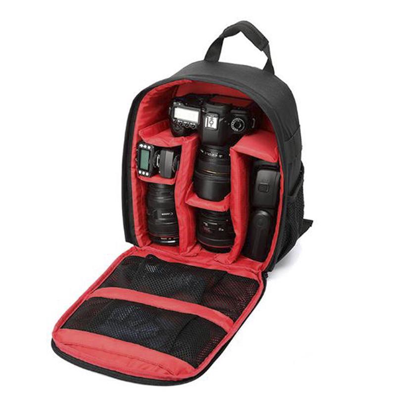 Large Dslr Outdoor Waterproof Camera Backpack Shoulder Bag Case For Canon Nikon