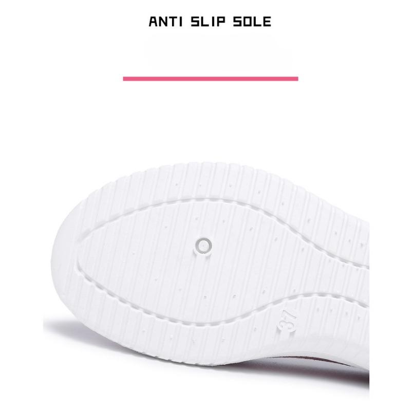 Lehké dámské prodyšné ploché boty ze síťoviny – ultra pohodlné, protiskluzové a větrané pro venkovní běžné nošení