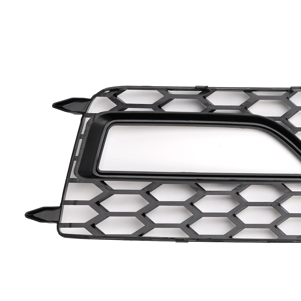 2PCS Bumper Fog Light Lamp Cover Grille Grill Fit A4 S-line S4 2013-2015