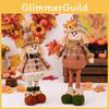 Harvest Season Scarecrow Doll Plush Figure For Thanksgiving Home Decoration
