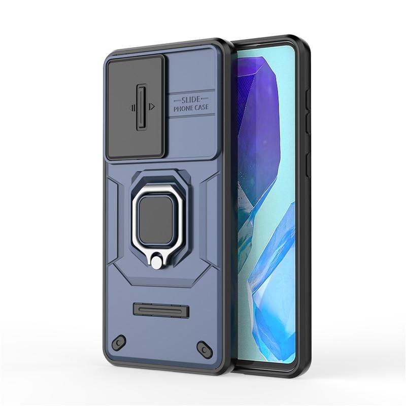 

For Samsung Galaxy M55s Case Samsung M55s Cover Slide Camera Protector Bumper Holder Phone Cases For Samsung M55 C55 F55 Funda For M55s M55 C55 F55 синий