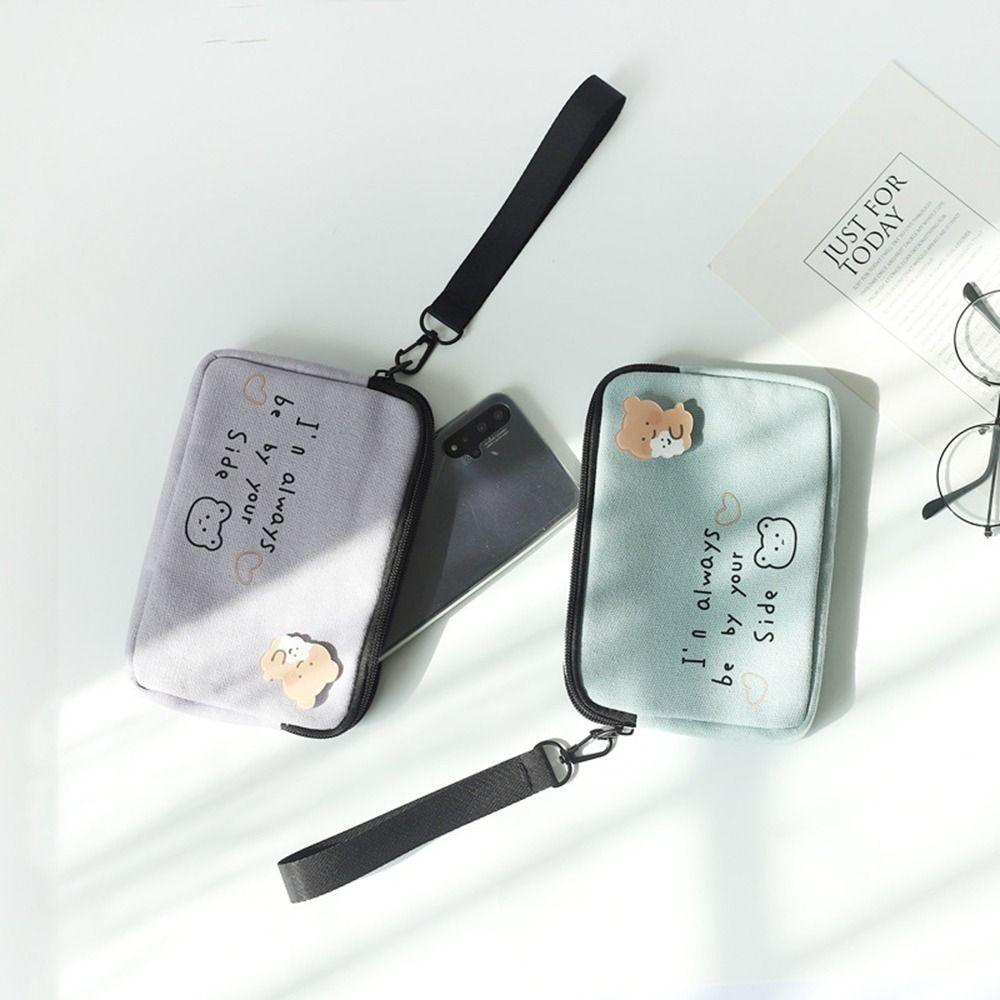 

Корейский стиль мультфильм медведь кошелек для монет письмо карта сумка для хранения мода небольшой предмет сумка для мужчин жёлтый