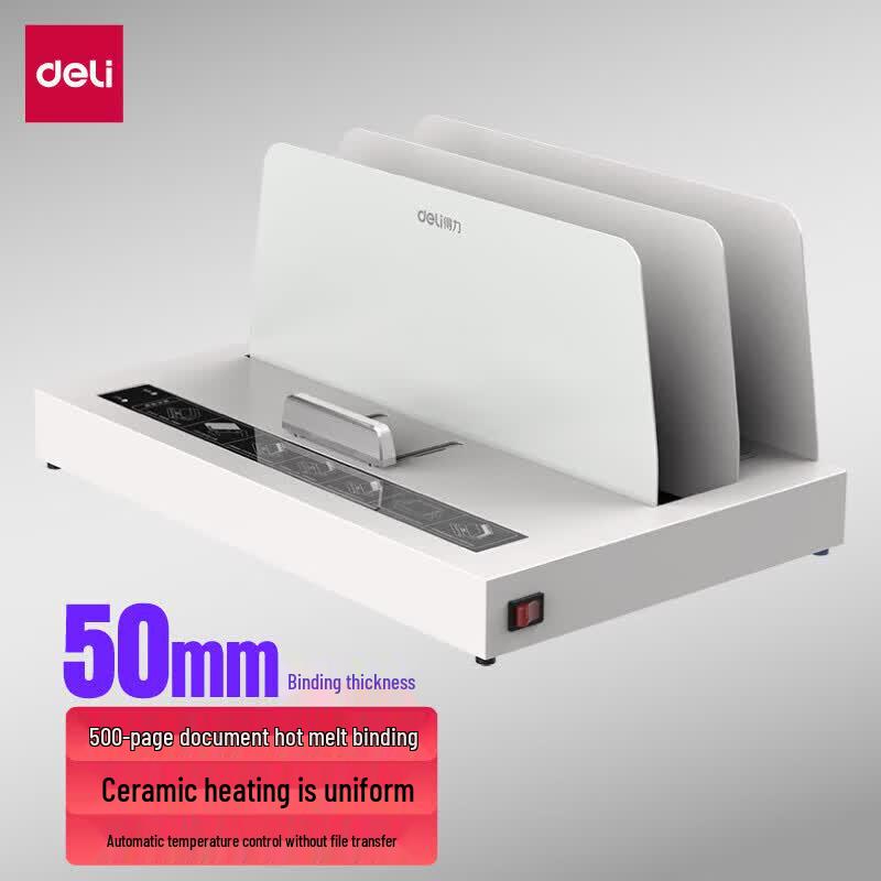 

Deli 3882 Smart Hot Melt Binding Machine CN plug (adapter included)