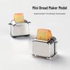 Miniature Breakfast Toaster Model Dollhouse Kitchen Accessories