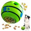 Teething Bite-Resistant Dog Toy: Sounding Laugh Ball with Treat Dispensing Feature