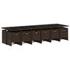 VidaXL Garden Dining Set with Cushions 13 Pcs Brown Rattan 3277712