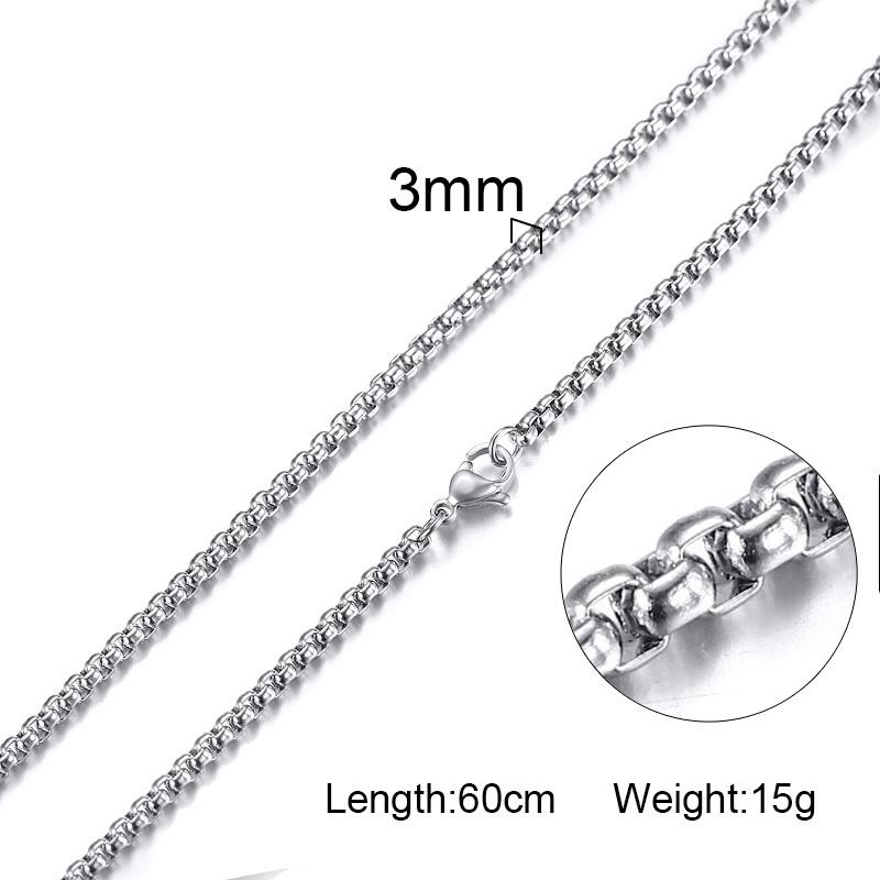 Stylish Dogtags Necklace for Men Boy,Waterproof Stainless Steel Pendant Necklaces,Birthday Anniversary Jewelry Gift