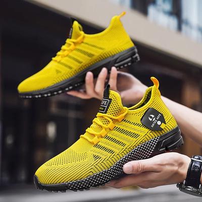 Men's Sneakers Running Shoes for Men Lightweight High Quality Mens Shoes Mesh Casual Sneaker Lace-Up Summer Sports Tennis Shoe