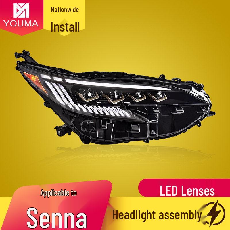 LED Lens Headlight Assembly with DRL for Toyota Sienna/Grandvia Granvia LED Headlight Assembly (Pair)