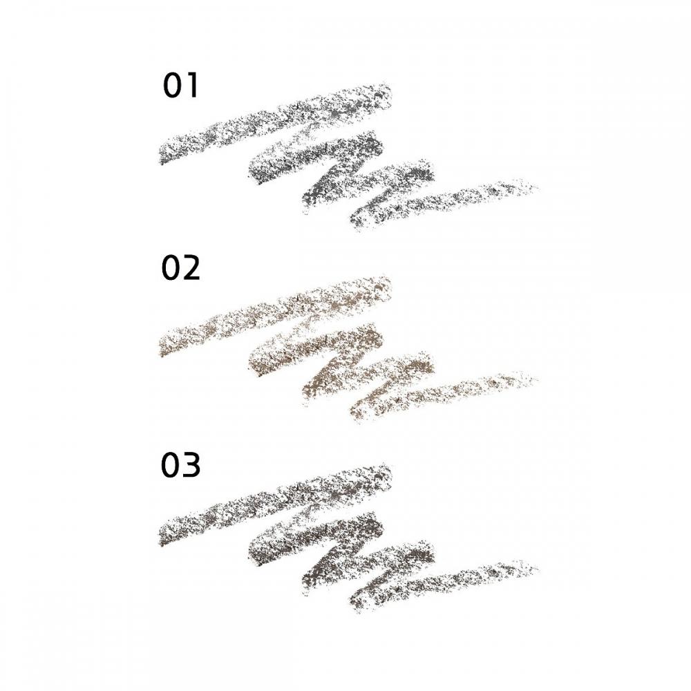 The Saem Make Eco Soul Pencil Powder Dual Brow 03 Dark Gray