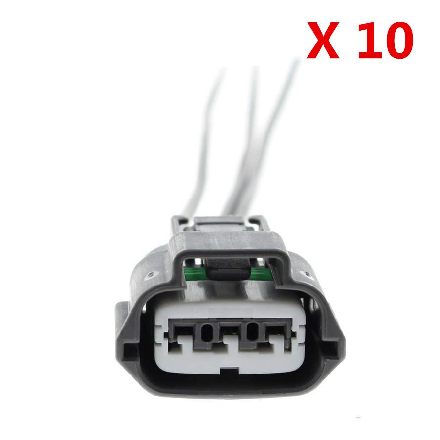 10Pcs Ignition Coil Pack Wiring Harness Connector Plug Harness For Nissan Altima Sentra New