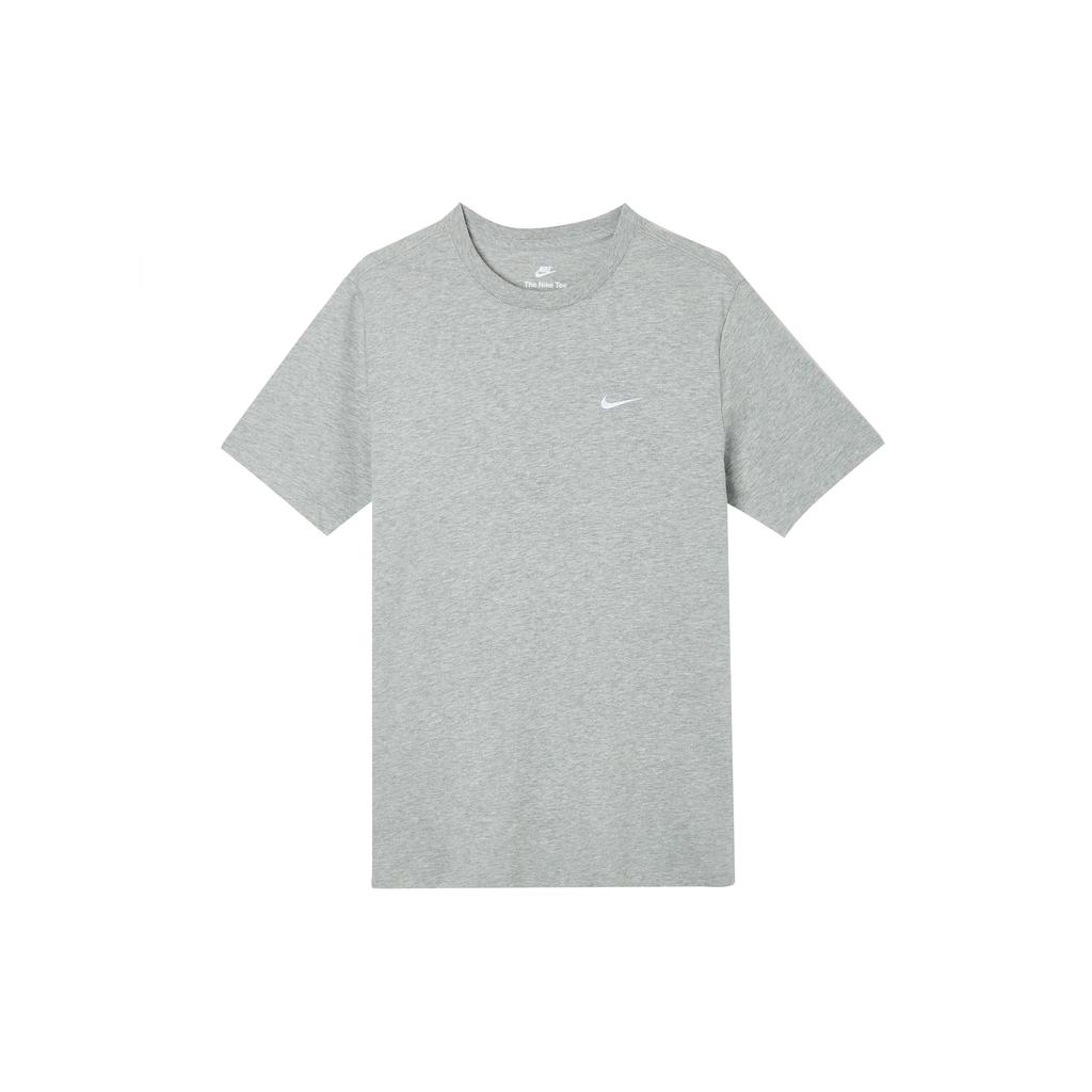 Nike Sportswear Embroidered Logo Casual Crew Neck Short Sleeve T-Shirt Men Tops Grey BV0508-063