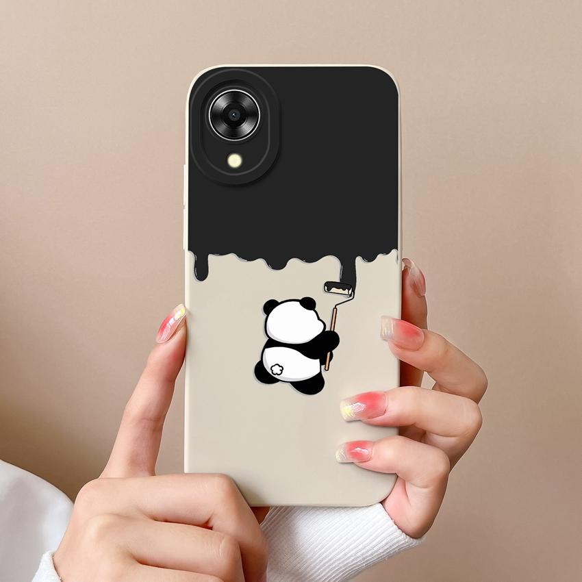 For Oppo A17k A16k A17 A16 A15 A12 A31 A33 A35 A36 A37 A52 A53s A54 A55 Phone Case Playful Boy Girl Pattern Fashion Shell For Oppo Silicone Back Cover