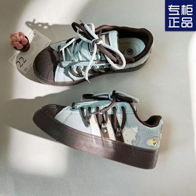 2024 Frühling und Sommer neue vielseitige japanische Farbabstimmung kleine weiße Schuhe Shell-Head College-Stil Damen koreanische Version personalisiert trendig