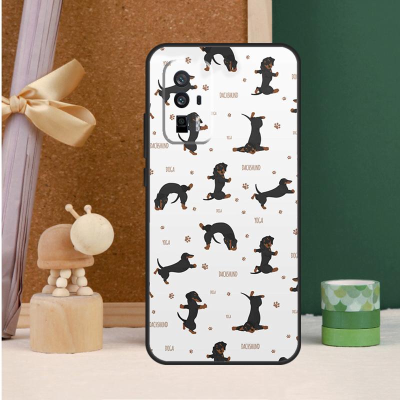 Dachshund Sausage Dog For POCO X6 Pro M6 X3 X5 F3 F5 M5s Cover For Xiaomi 13T 12T 11T 14 Pro 12 13 Lite Case