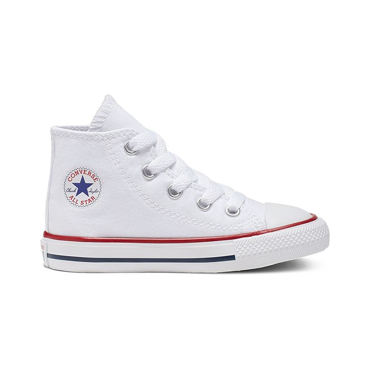 Converse Chuck Taylor All Star Canvas Comfortable Casual High Top Walker Baby Sneakers Standard-White 7J253C