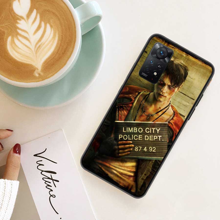 D-Devil May Cry DMC Phone Case For Redmi 13C 14C Note 13 14 Pro 5G Plus 12 12C 10 10A 10C 9 9A 9C 9T 8 8A K70 Pro Xiaomi Cover S