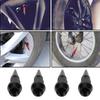 4Pcs Aluminum Alloy Spike Wheel Tire Valve Stem Car Truck   Dust   Covers Blue