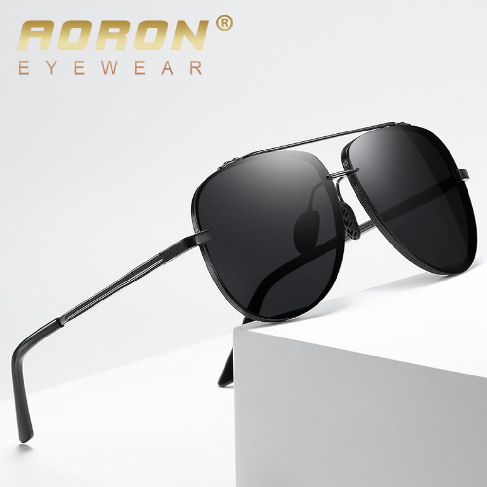 aoron Men's and Women's Polarized Sunglasses, Large-frame Toad Glasses, Sunglasses, Night Vision Driver's Driving Glasses