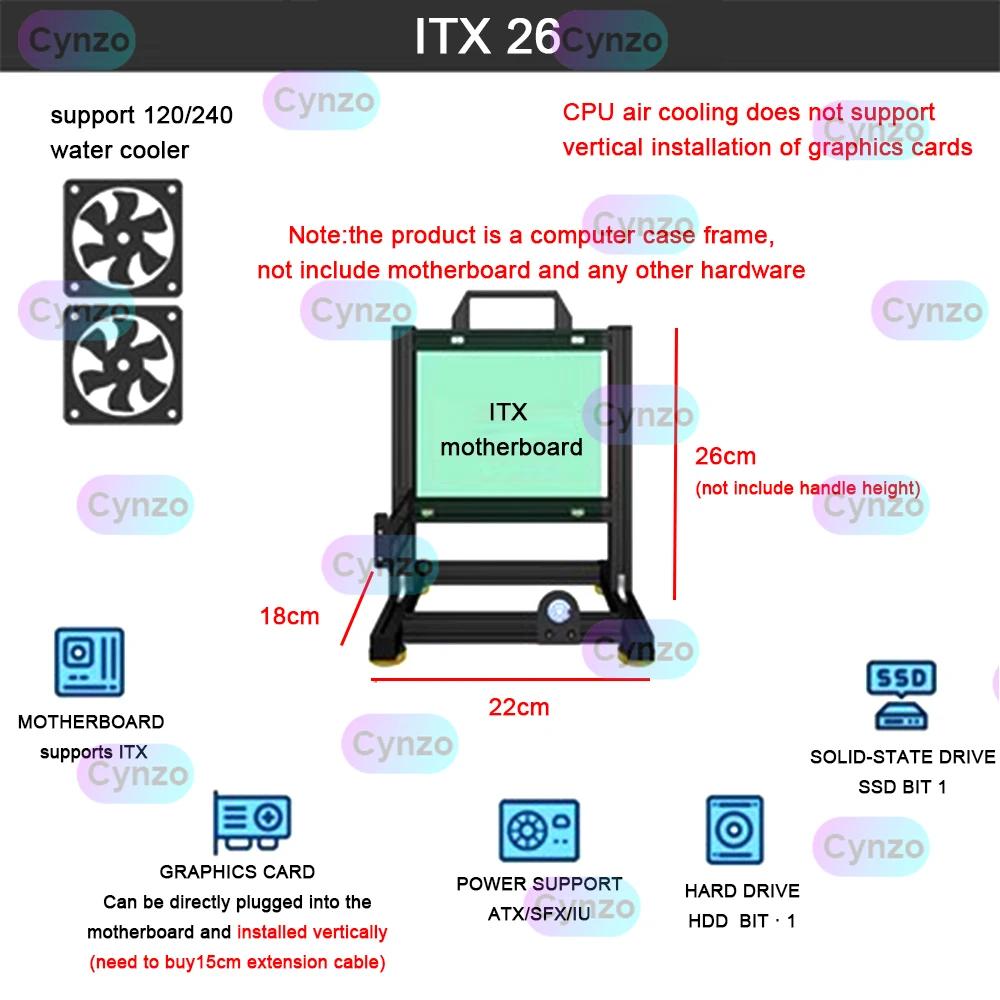 Open Computer Case Frame ITX MATX