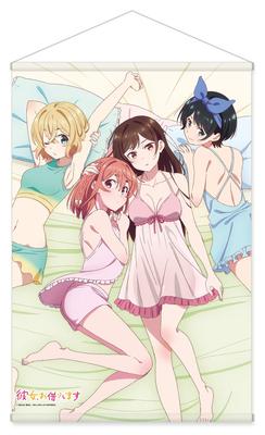 KADOKAWA Tapisserie B2 en Double Suédine Pyjamas version "Rent-A-Girlfriend"