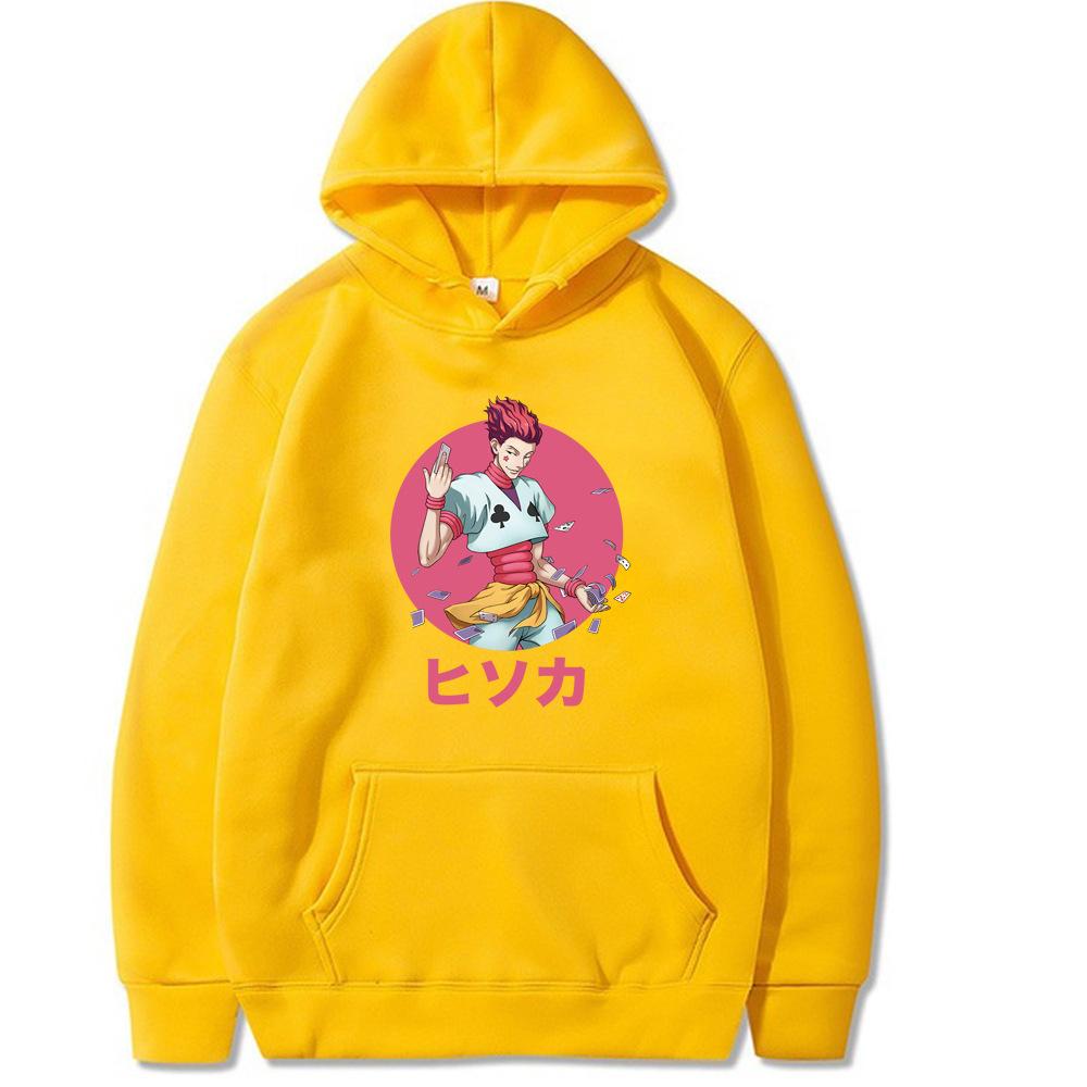 Japanese Animation HUNTER Men's Hoodie Autumn Sweatshirt Men Womnen Fashion Design Pullover Men's Fleece Hoodies