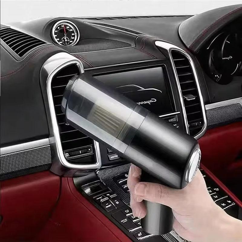 Portable Wireless Car Vacuum Cleaner USB Charging 1200mAh Mini Wet And Dry Use Household Cleaning Appliance