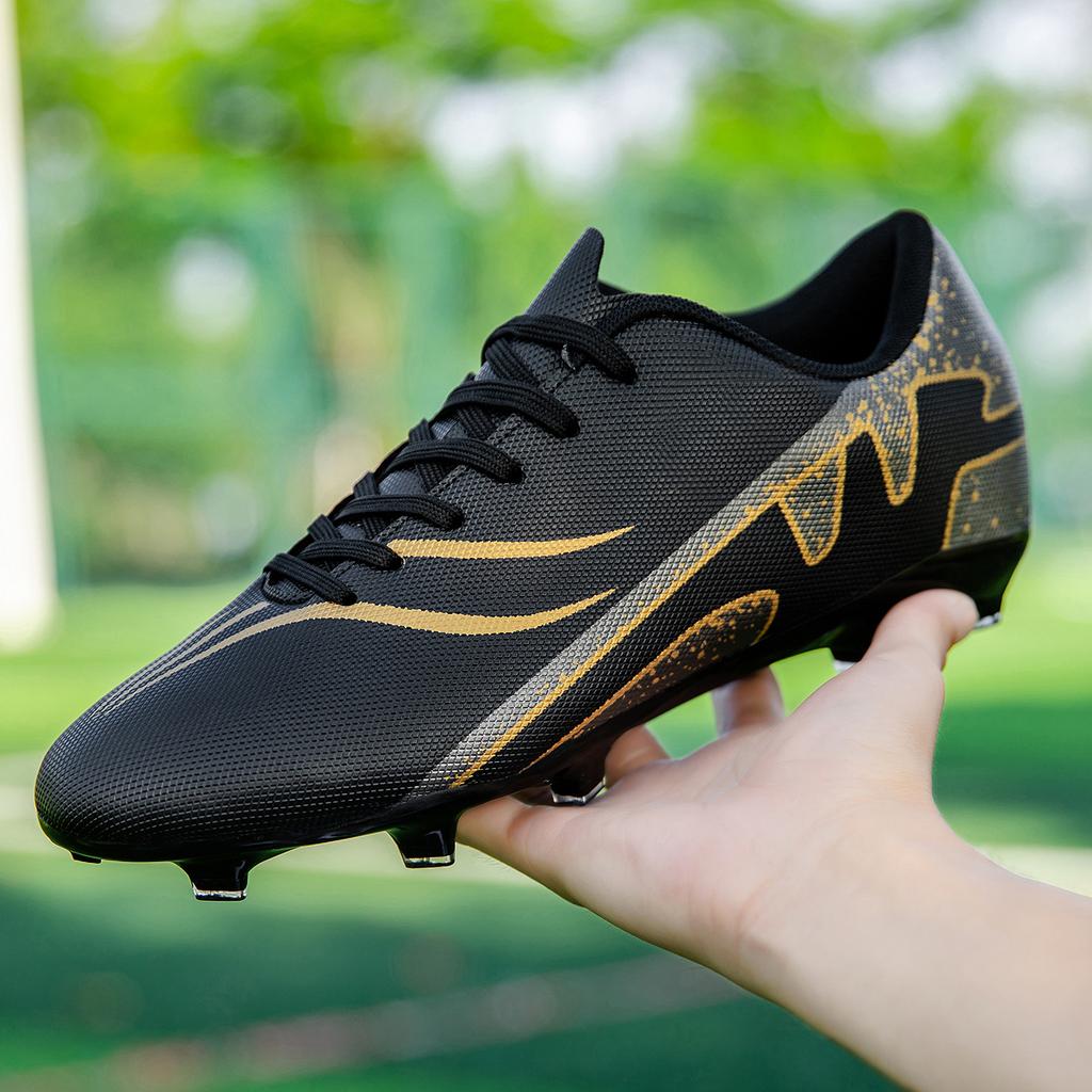 New lace-up children's broken nails football shoes men's youth grass club student training shoes
