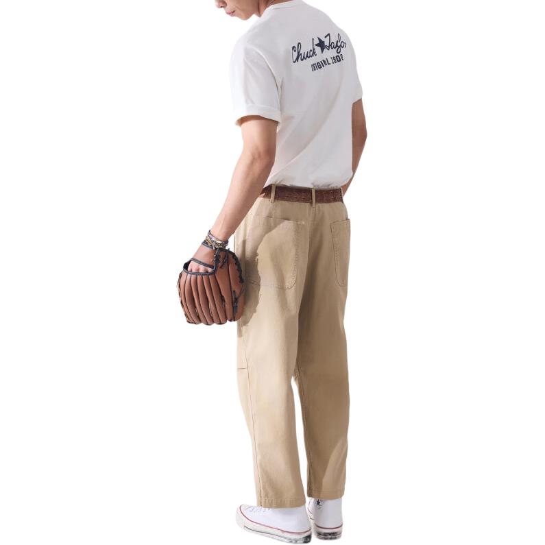 Converse Casual Pants Men's Brown Moderate Wide Leg Pants MCJ425-X63