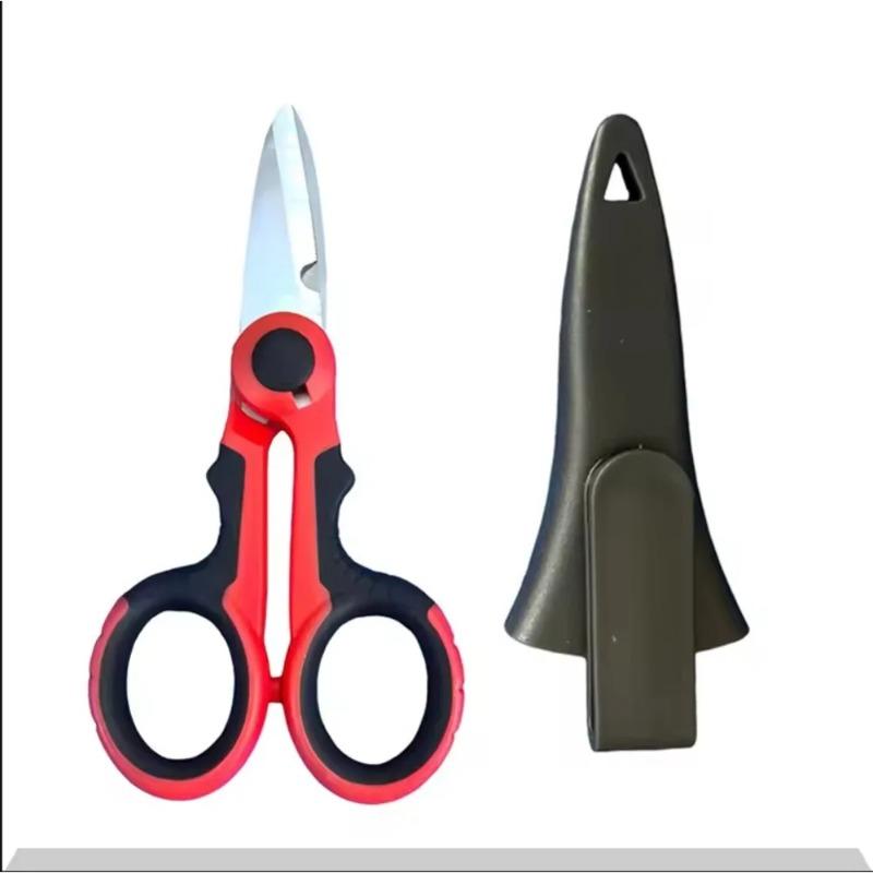Forbici in Acciaio Inossidabile Dyneema Elettricista Forbici Portatili Pinza Taglia Linea PE/Lamina di Piombo/Filo di Acciaio Leader Forbice da Pesca
