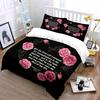 Romantic Floral Design for Inspiration kid's and adults' bedroom decor Exquisite three-piece bedding set gift