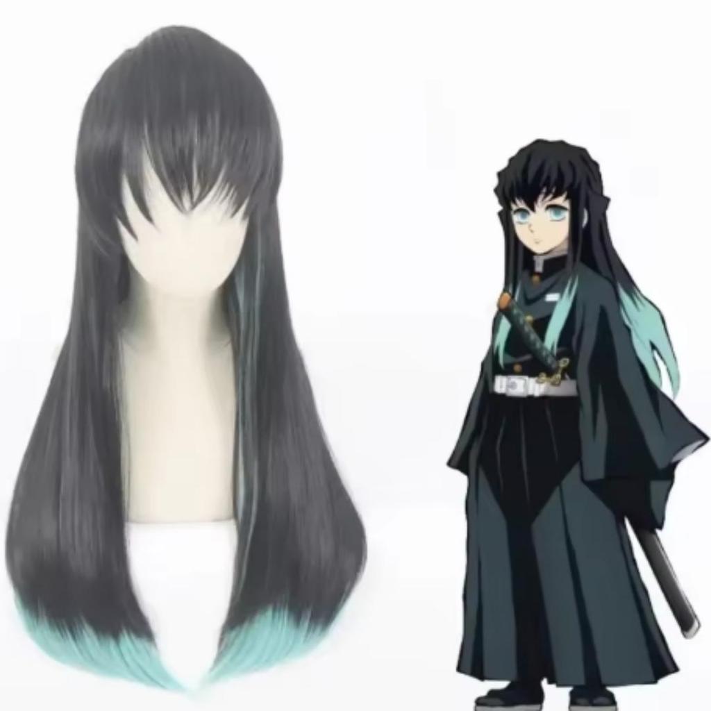 Anime Kimetsu No Yaiba Tokitou Muichirou Cosplay Kostuums Kisatsutai Uniform Pruik Halloween Kostuum Volwassen Kids