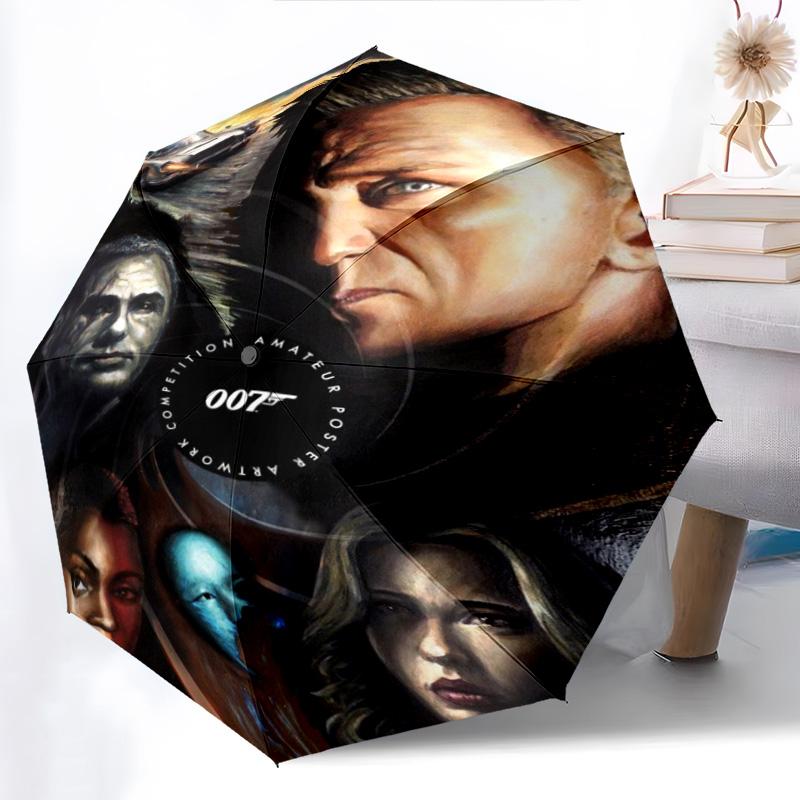 007: Spectre Danger Folding umbrella travel Suitable for all seasons light printing Umbrella