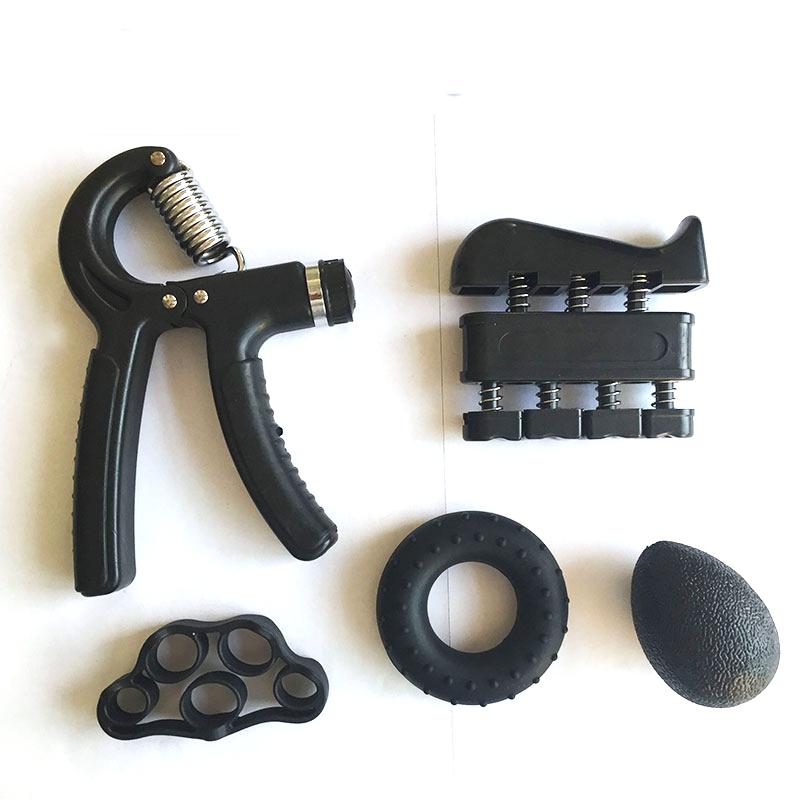 Adjustable Hand Grip Kit Exerciser and Finger Power Set L чёрный