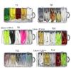 Soft Fishing Lures With Realistic Wiggling Action For Freshwaters Saltwater Basses Includes Tail Grubs