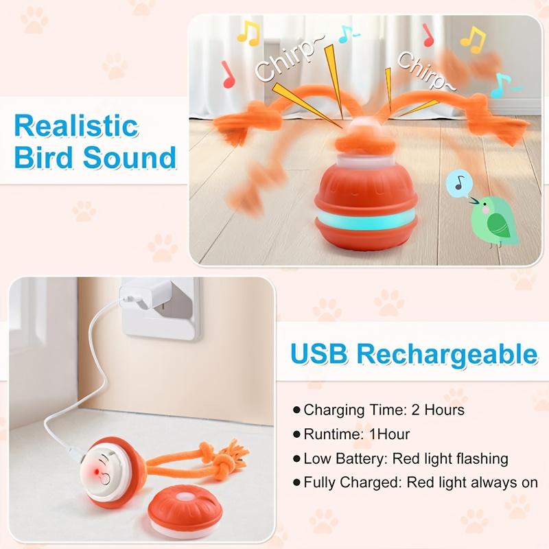 A Dog Toy That Is An Electric Bouncing Ball, Designed for Self-Entertainment, Dental Care, and To Keep Dogs Engaged