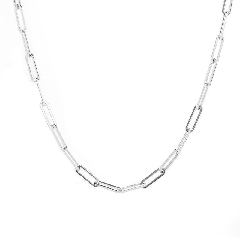 European & American Hip-Hop Style Titanium Steel Cross Chain Bracelet - Non-Fading, Unique Design