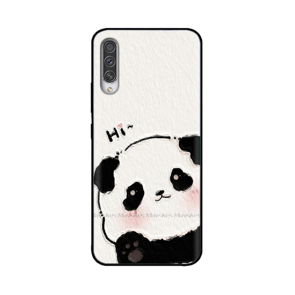For Samsung Galaxy A50 Case Printed Cartoon Soft TPU Case Silicone Shockproof Back Cover For Samsung A50 A 50 Funny Phone Cases