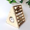 Exercise Climbing Ramp Wood Hamster Hideouts Climbing Toy With Natural Cool for Hamsters Small Pet Cage Enrichment