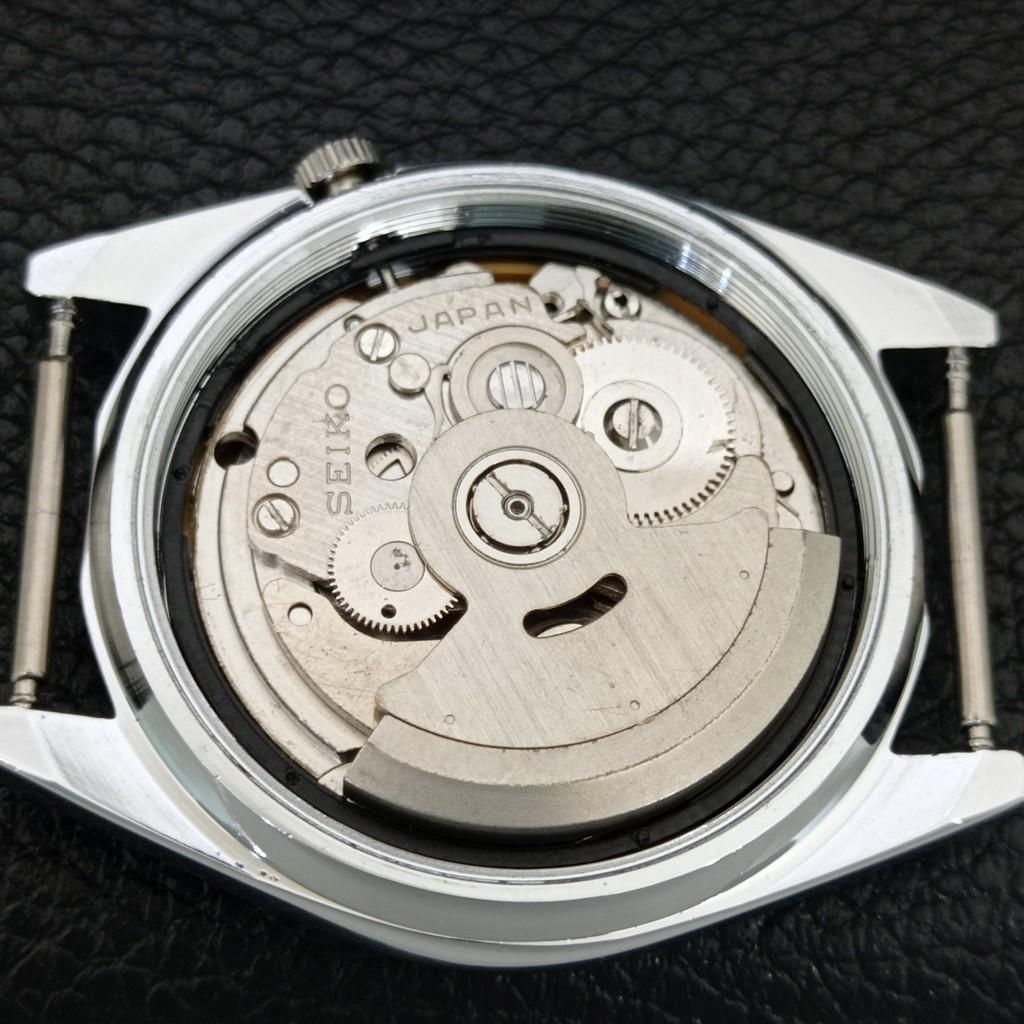 JAPAN VINTAGE REFURBISHED SEIKO AUTOMATIC 7009A MENS WHITE DIAL WATCH a445725-1