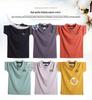 2025 New Men's XL Bamboo Cotton Summer Sports T-shirt, Short Sleeve, Thin Half Sleeve Design