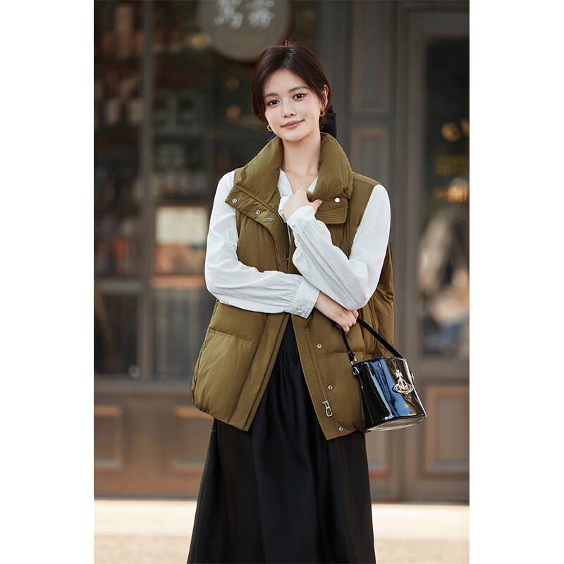 YILITENG Women's Lightweight Stand-Collar Down Vest