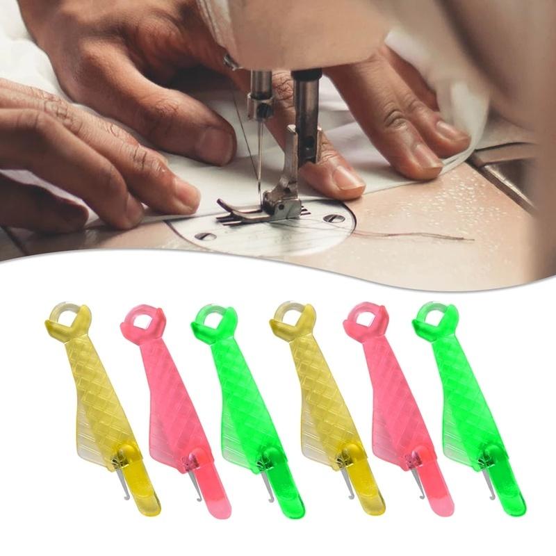 Automatic Needle Threader 50Pcs Mini Sewing Machine Hook Stitch Tool Quick Change Craft Accessories for Elderly Sewing Tools
